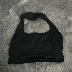 SHEIN Black Halter Top